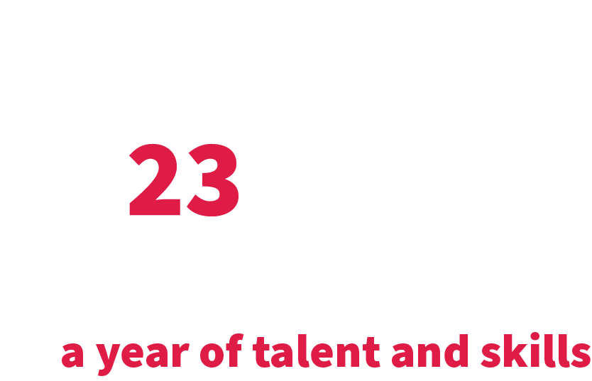 t23 - a year of talent and skills